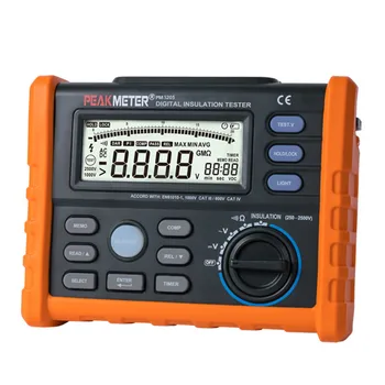 Venda quente Analógico Multímetro Exibição de 2500V Digital Testador de Resistência de Isolamento Megômetro 100G de Ohm PM5205  10