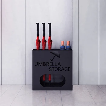 Guarda-chuva de armazenamento rack home rack de piso raquete de armazenamento balde artefato arranjo de flor do tubo para guarda-chuva  5