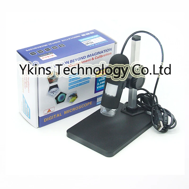 O envio gratuito de 2015, o mais novo Microscópio Digital USB de 50X - 1000X 2MP Endoscópio Eletrônico Lupa Câmera com suporte stand 8LED
