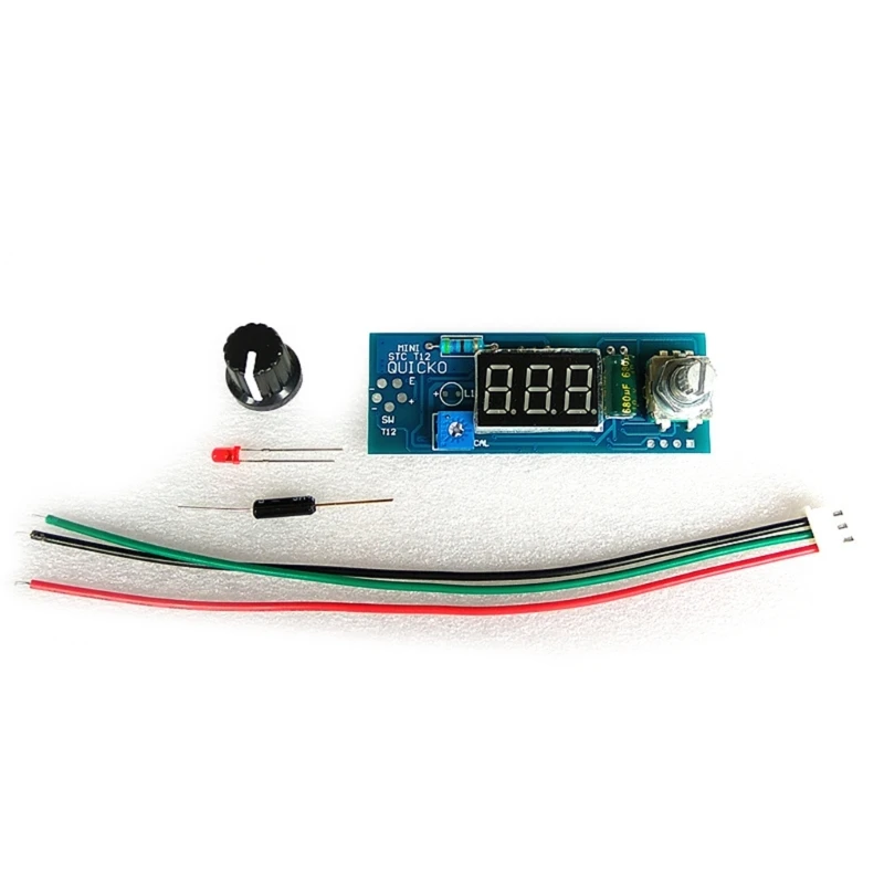 Termostato Digital Kits DIY Controlador de Temperatura do Módulo Display LED Ferro de Solda Estação do Tempo T12 Drop Shipping
