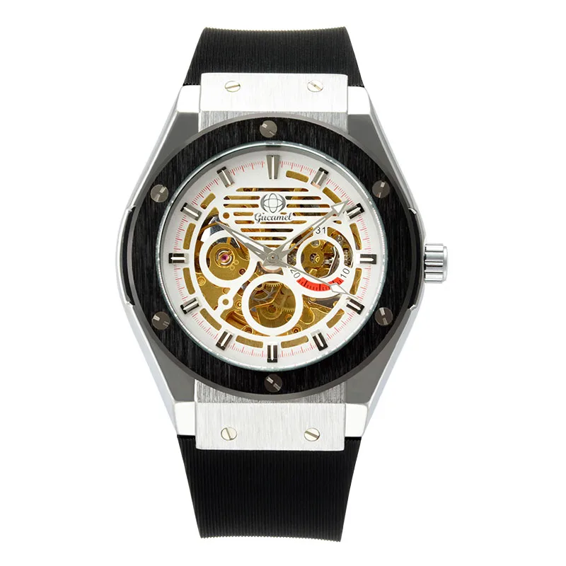 A marca de Luxo Homens Relógios de Calendário Personalizado Verde Preto à prova d'água Relógio masculino Poderoso Luminoso de Aço Pulseira Relógio de Quartzo