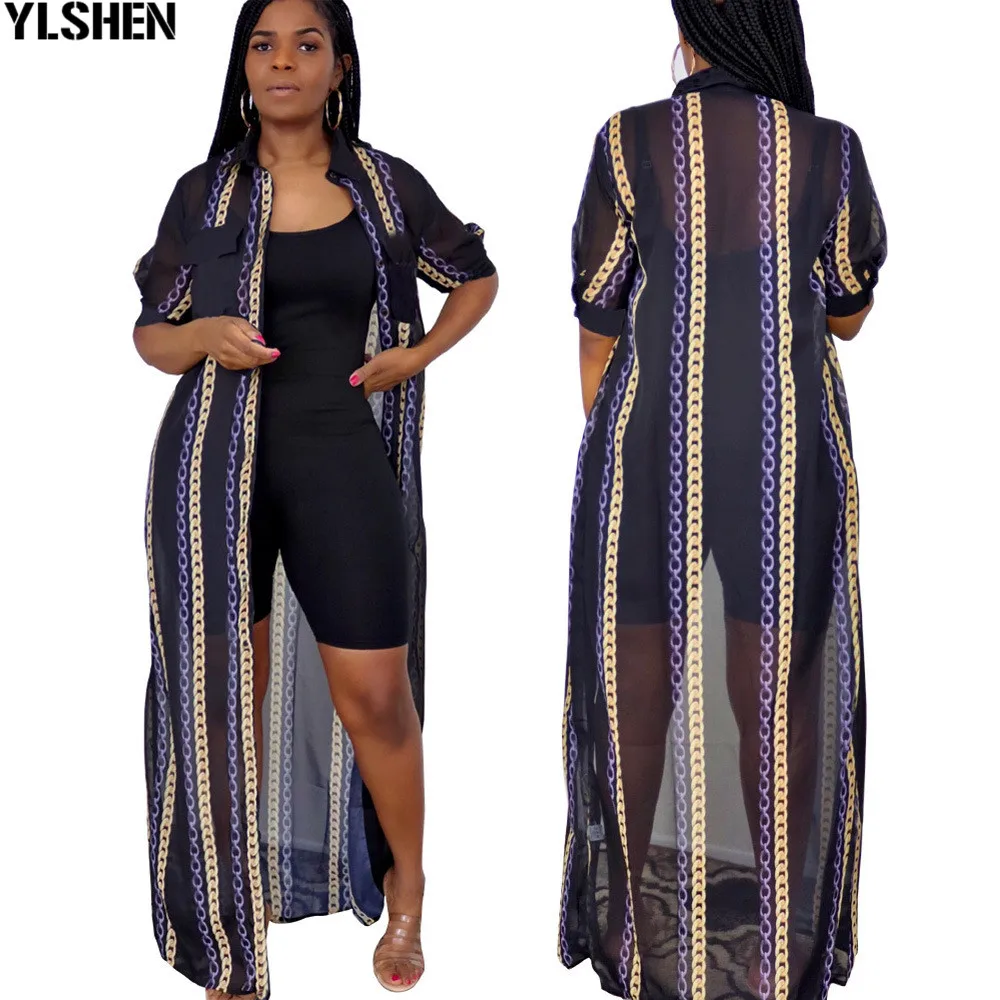 Africana de Impressão Vestidos para Mulheres Dashiki Sexy de Verão de Manga Curta de Malha Sol de Roupas de Proteção Longo Vestido Maxi Africana Roupas