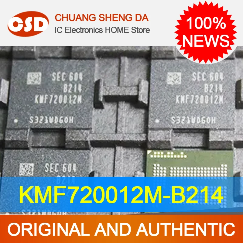 KMF720012M-B214 eMCP 8+8gb 221BGA 1G lpddr3 Vazio da Memória de Dados Kmf720012m 100% de Notícias Originais Eletrônicos de Consumo Frete Grátis