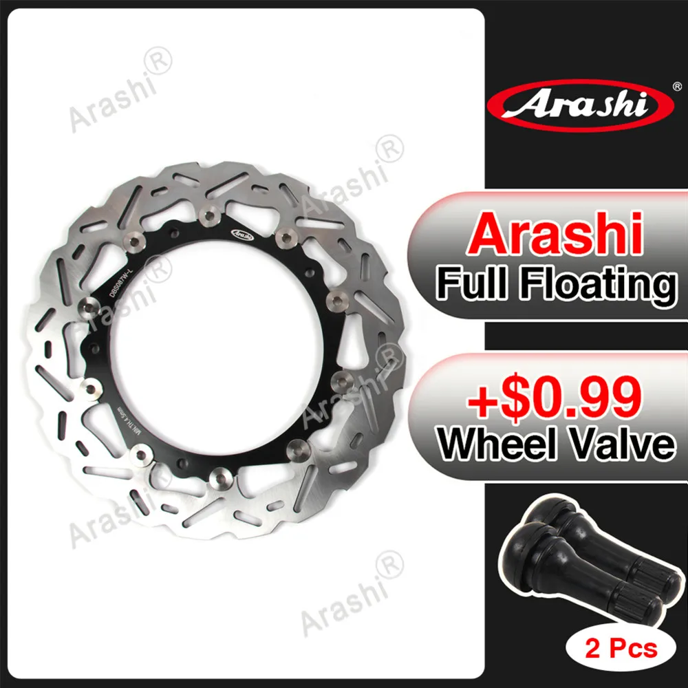 Arashi 1PCS Motocicleta CNC Flutuante, Freio Dianteiro de Disco de Disco de Rotor Para a BMW R1150RT ABS/HP2 Megamoto 1200/ HP2 SPORT 1200/ K 1200R