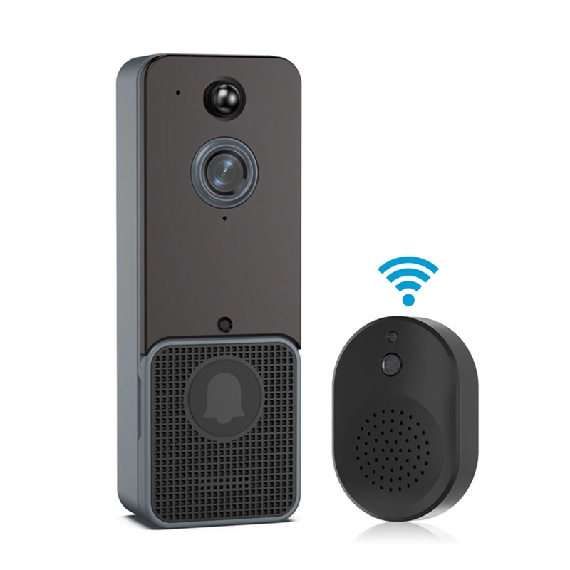 T6 Inteligente de Vídeo sem Fio Doorbell Digital Visual Intercom wi-FI Campainha Impermeável Porteiro Eletrônico Câmera de Segurança