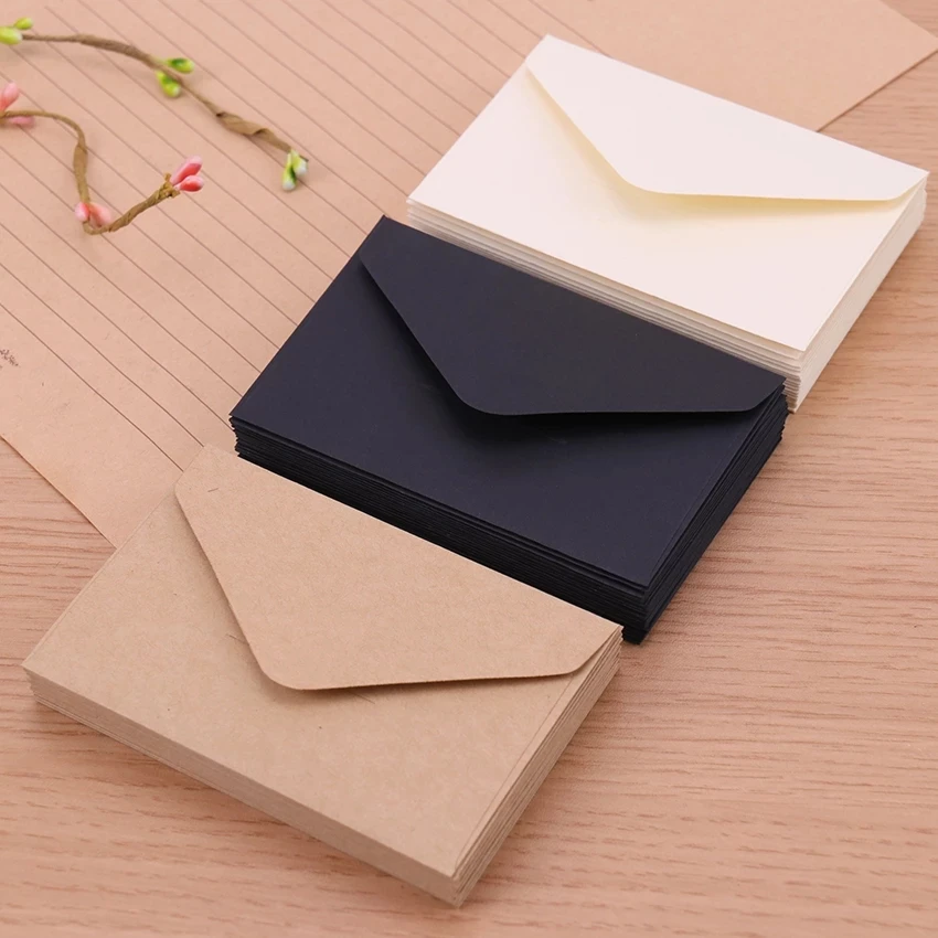 Moda Kraft Festa de Envelopes de Papel para Diy Postal /de Armazenamento do cartão, Convite de Casamento, Embalagem do Presente