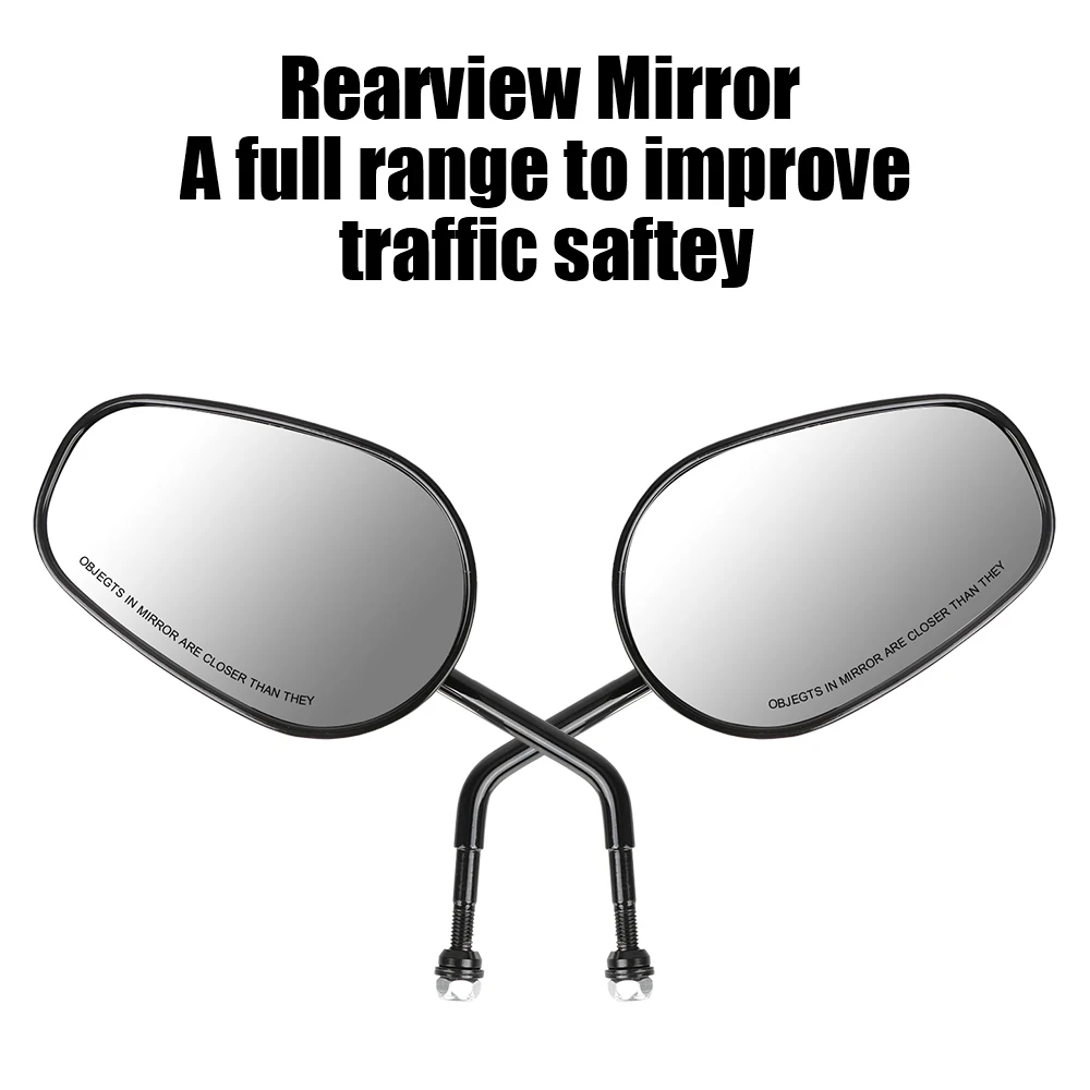 Moto Inversa Espelhos de Visão Traseira Partes Refletor Espelhos Laterais de Moto Acessórios Para Sportster XL883 XL1200 XL 883 1200