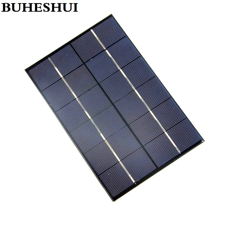 BUHESHUI 4,2 W 6V de Células Solares Painel Solar de Policristalino Módulo Solar DIY Solar Carregador de Educação Kits de 200*130*3MM Frete Grátis