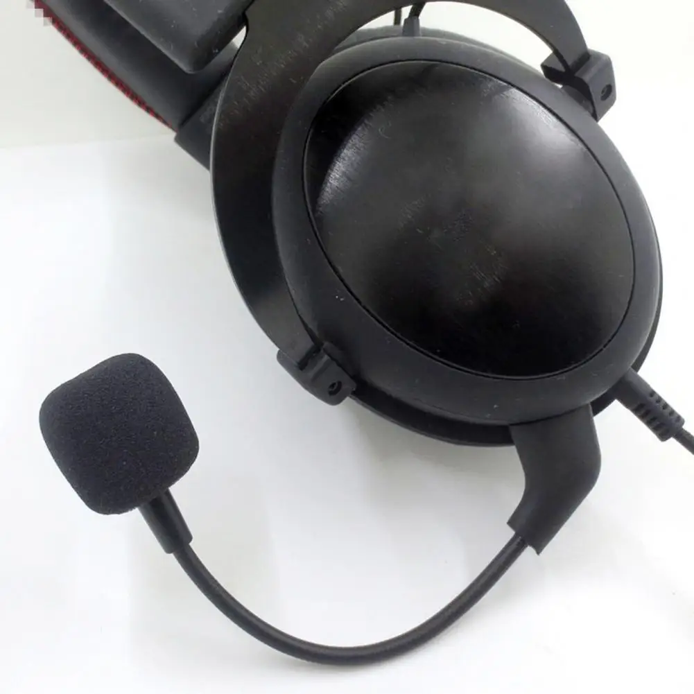 Jogos de Microfone, Fácil de Transportar Fone de ouvido Mic Pequeno Destacável Útil de 3,5 MM de Substituição de Fone de ouvido com Microfone