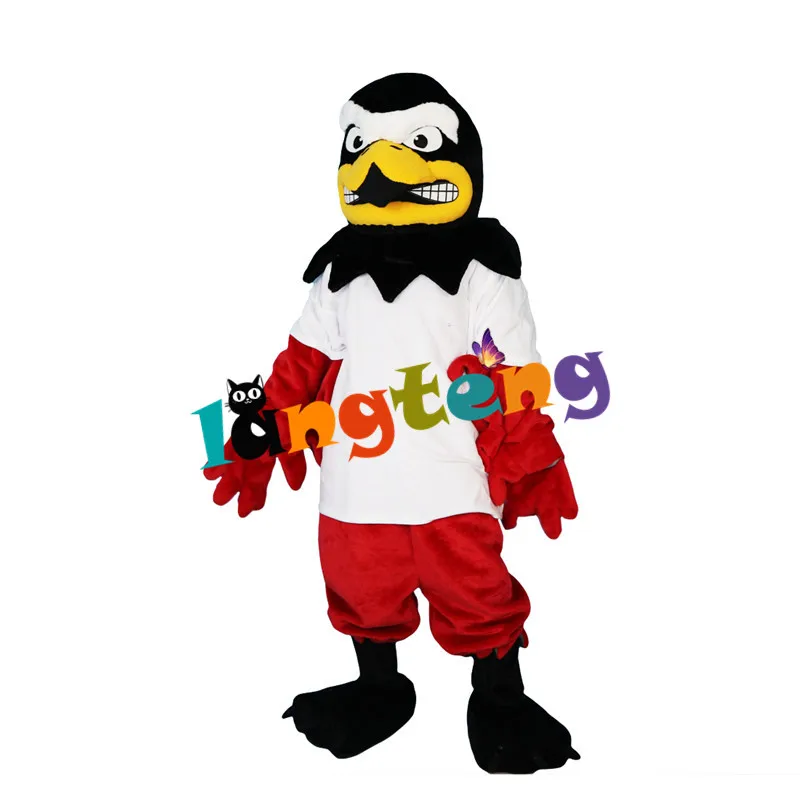 829 Esporte Vermelho Águia Ave Falcon Mascote Cosplay Dos Desenhos Animados Da Festa De Adulto Natal