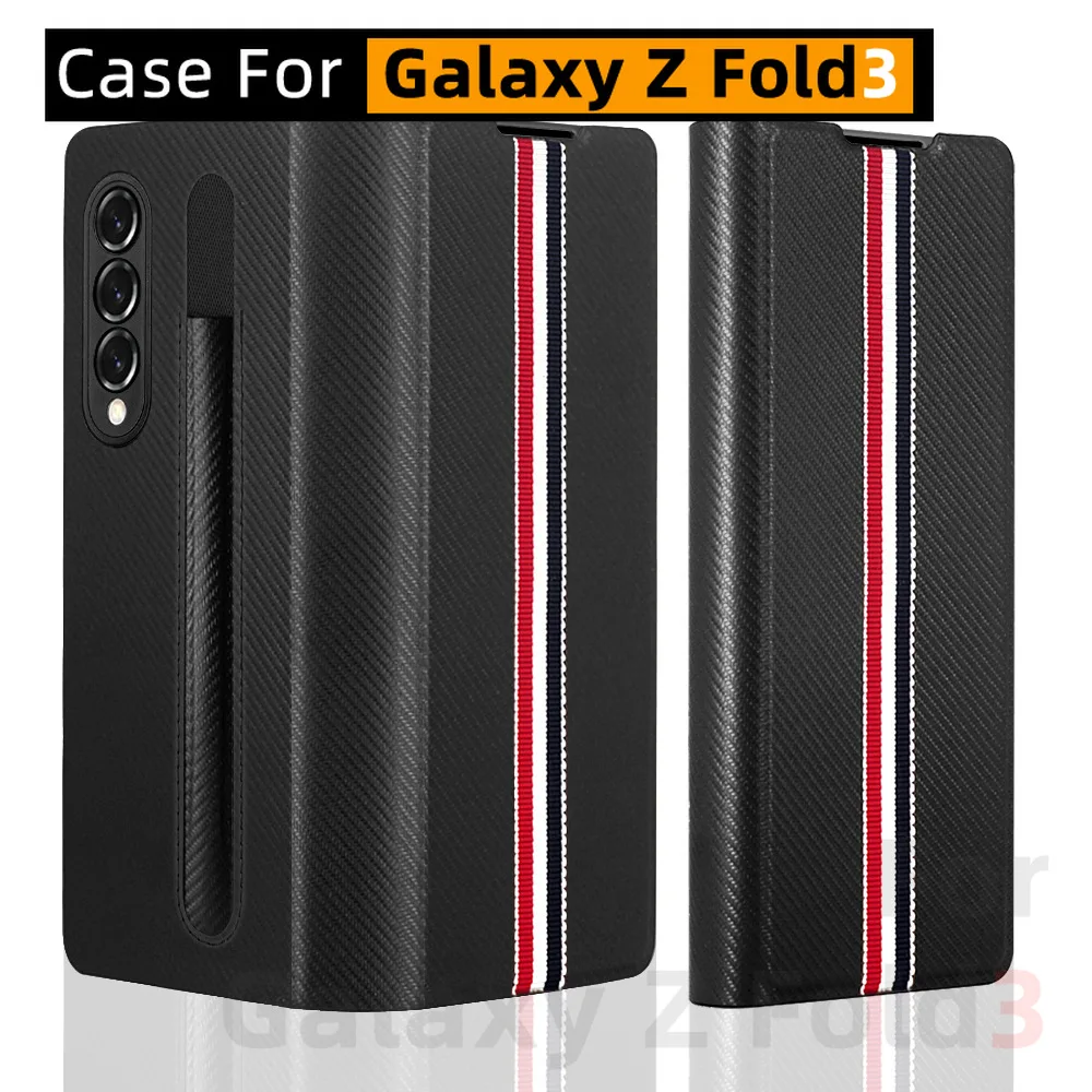 Com Spen Slot Case Para Samsung Galaxy Z, Dobre 3 Caso Para F9260 Caso Galaxy Z Fold3 5G Caso