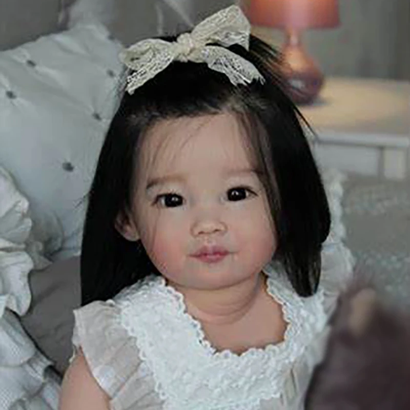 De 32 Polegadas Enorme Criança Bebê Reborn Princesa Leonie Menina Realista Boneca Inacabado Boneca Peças de Bonecas para as Meninas e Meninos Bebê Real
