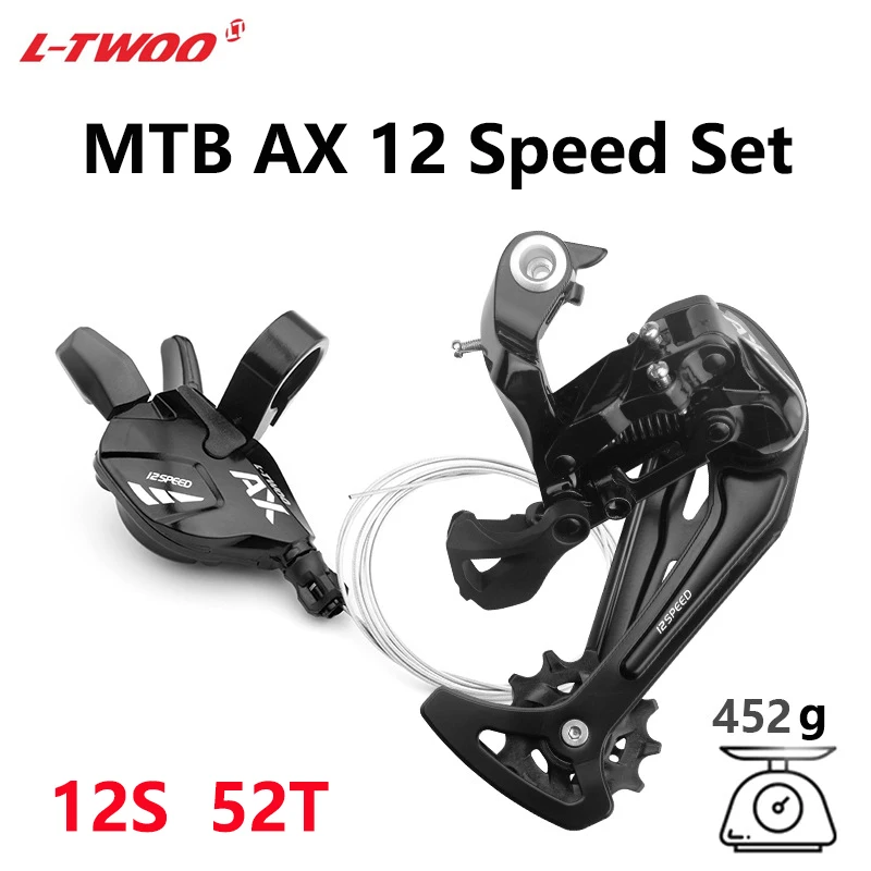 LTWOO MTB AX12 1x12 Velocidade de Bicicleta Transmissão do Grupo SL-A12-X Shifter e RD-A12-X Desviador Traseiro 52T Sombra 12 peças