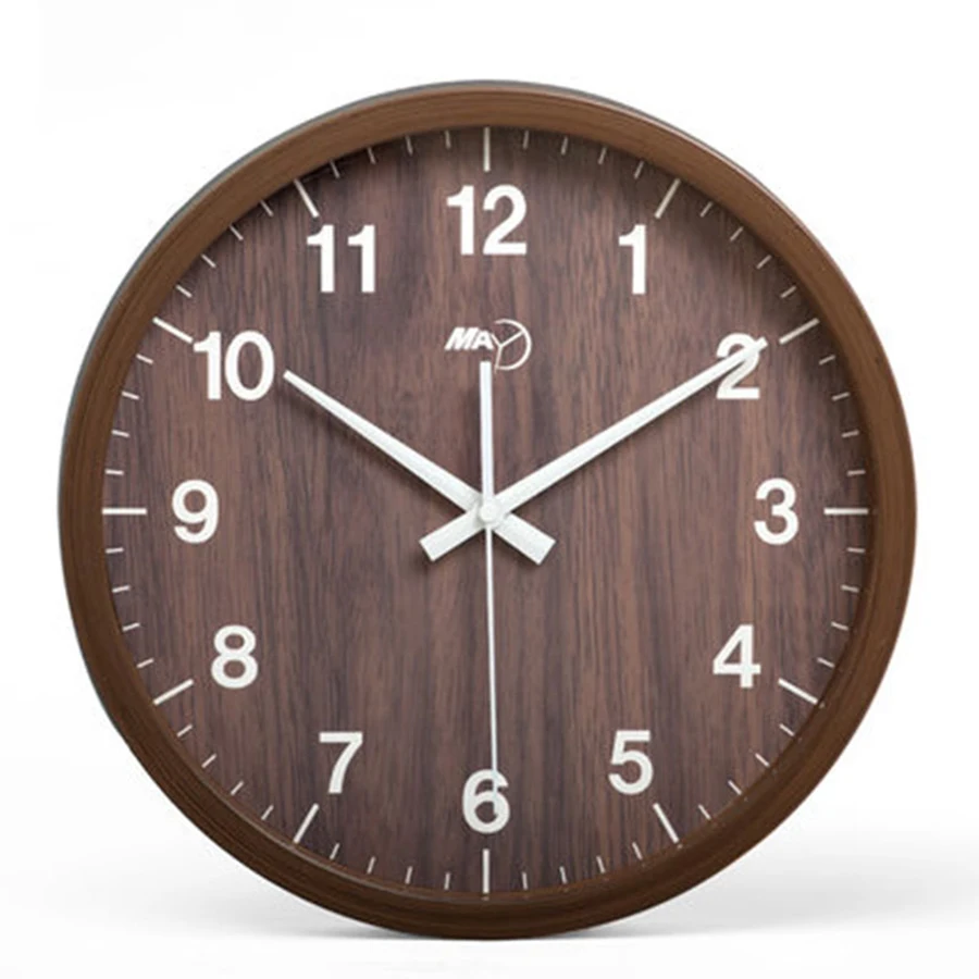 Criativo Relógio de Parede Sala de estar Moderna e Simples, de Madeira, de Parede, Relógios de Decoração Vintage Relógios de Cozinha Fluorescente Wallclock Arte 4B07