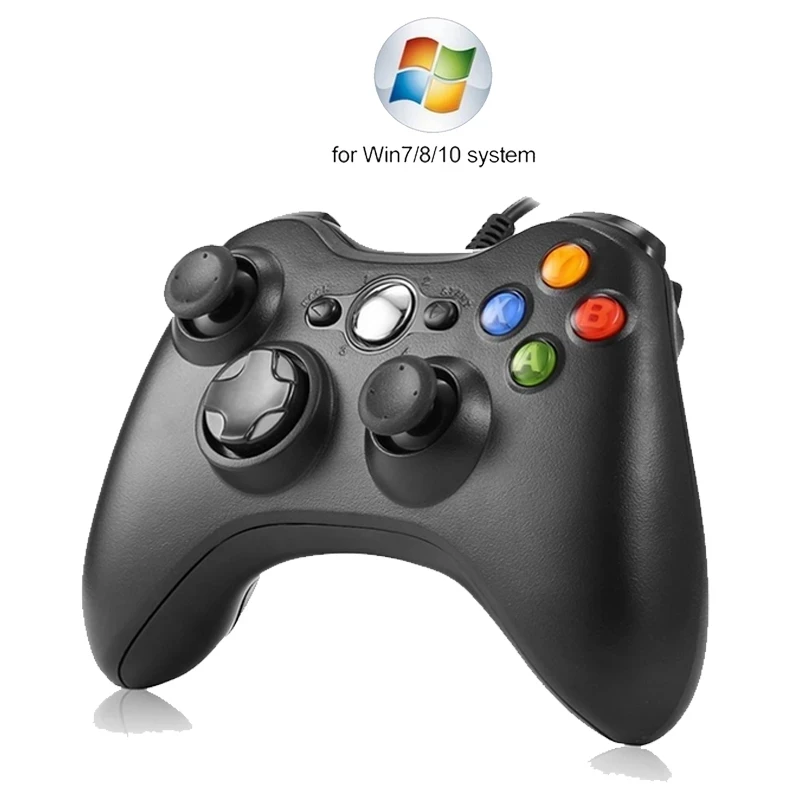 USB com Fio de Vibração Tátil, Joystick Para PC Controller Para Windows 7 / 8 / 10 Não para Xbox 360 Joypad com alta qualidade