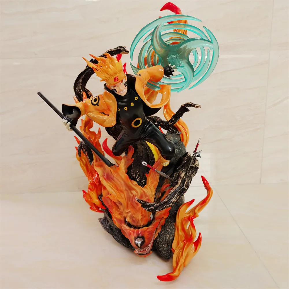 Anime Ming Ren GK Rikudo Sennin Rasengan de PVC Figura de Ação Colecionáveis Modelo de Boneca de Brinquedo 35cm