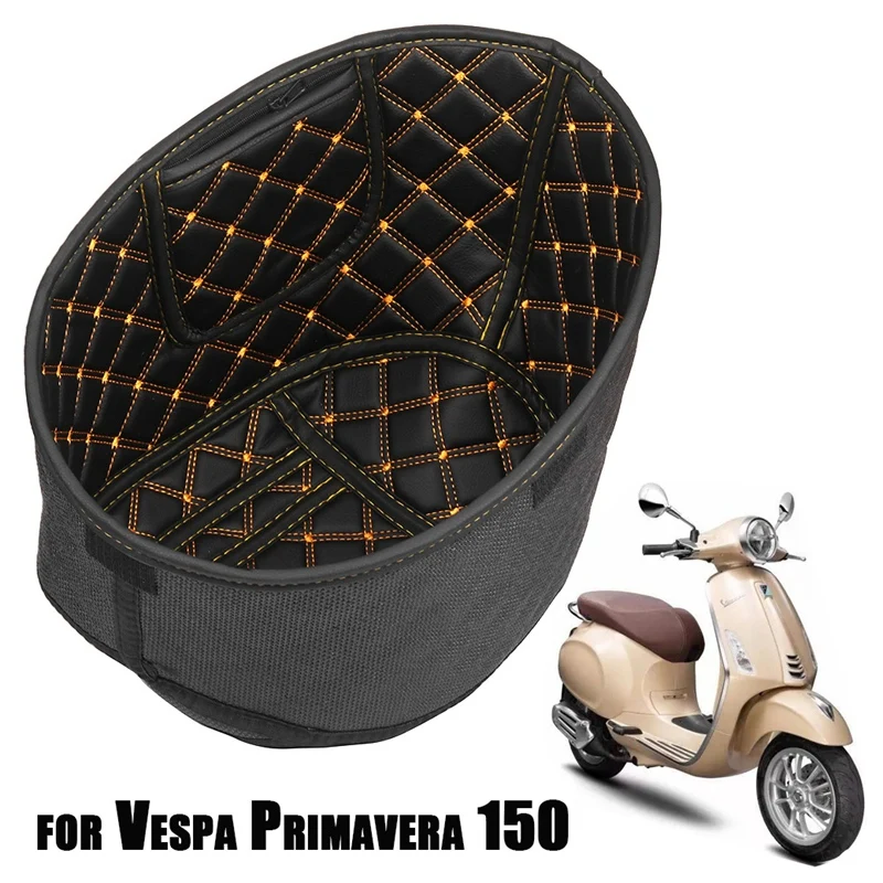 Para Vespa 150 Sprint Vespa Primavera 150 Forro Tronco Protetor De Assento Da Motocicleta Balde Tapete De Armazenamento De Caixa De Esteira
