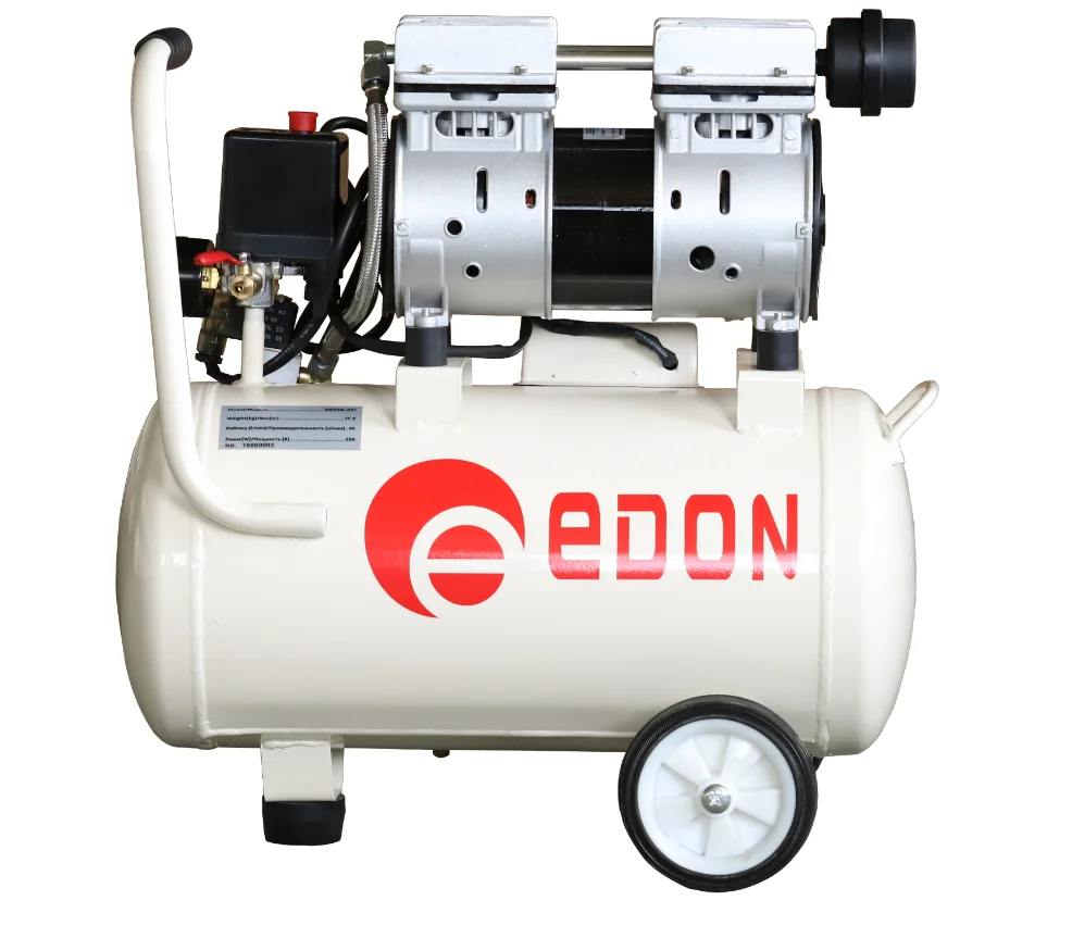 EDON voltagem 220 compressor de ar 550w silencioso compressor de ar livre do óleo