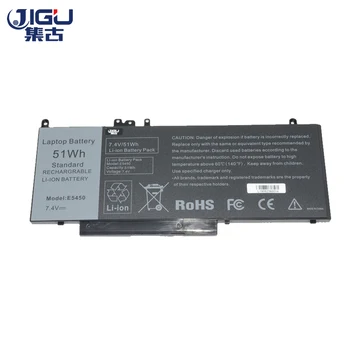 JIGU G5M10 7V69Y TXF9M 79VRK Laptop Bateria Para DELL Latitude E5450 E5470 E5550 E5570 7.4 V 51WH  0