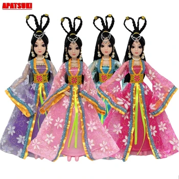 1PC Festa a Fantasia Juguetes Roupas Para a Boneca Barbie Floral Grande Saia de Vestidos Para 1:6 Bonecas as Meninas de Boneca Casa de Brinquedos Para Crianças de Criança  5