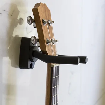Montado na parede Suporte de agulha de Guitarra Cabide de Ficar para Baixo, Ukulele Durável Instrumentos Musicais Acessórios  2