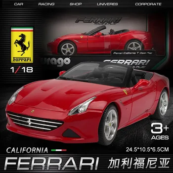 Bburago 1:18 a Ferrari Califórnia T liga de Simulação modelo de carro Coletar presentes de brinquedo B299  5