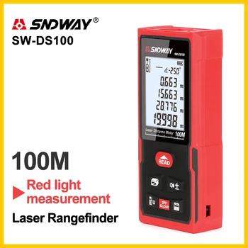 SNDWAY Telêmetro a Laser Range Finder Eletrônica Fita métrica Distância Régua Sensor Laser Medidor de Distância  5