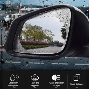 Visão Traseira do carro Eléctrico Filme Impermeável, Anti-Fog Filme para Janela Lateral de Vidro pode proteger sua visão em dias de chuva  2