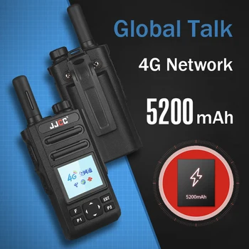 Baratos Rede 4G de radio 5200mAh GPS Controlar a reprodução de um walkie-talkie de longo alcance рация для охоты на 100км  0