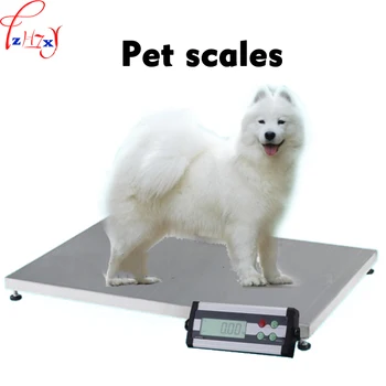 Animal de estimação Escala de Peso 150kg/50g de Aço Inoxidável animal de Estimação Escala Eletrônica Cão de Estimação de Peso Eletrônica Pesar 110/220V 1PC  2