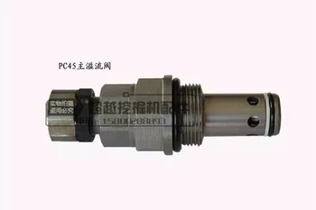 Komatsu principal válvula de segurança escavadeira acessórios Komatsu PC45 principal arma principal válvula de alívio válvula de alívio principal  5