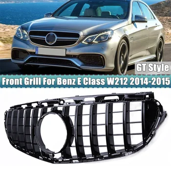 Carro pára-choque Dianteiro, Grade de Corrida Grill AMG GT de Estilo Para a Mercedes De Benz E-Class W212 De 2014-2015 Acessórios de Reposição  10