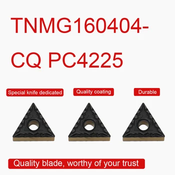 10PCS Pastilhas de metal duro TNMG160404-CQ PC4225 de Alta Qualidade TNMG16 Torneamento Externo Ferramenta de Torno CNC, Ferramenta de Acessórios  5