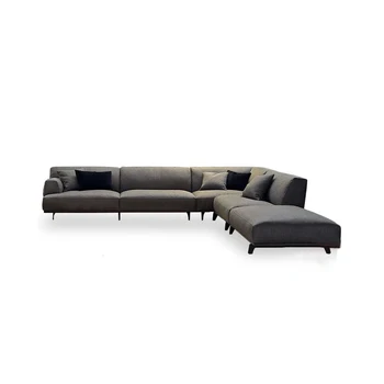 Sofá da sala definir диван мебель кровать muebles de sala de pano tecido de sofá cama puff asiento sala futon Norte da Europa, de forma L  10