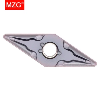 MZG 10pcs VNMG 1604 04 08 ZP153 ZC35 ZC25 Sólido Intercambiáveis de Pastilhas de metal duro para CNC Torneamento de Aço de Ferramentas de Corte  5