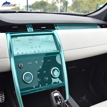 Interior do carro Console Central Engrenagem Painel de TPU Transparente Película Protetora Para Land Rover Discovery Esporte 2020 Acessórios  5
