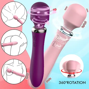 Feminino vagina massagem vibrador vibrador ponto G, a estimulação do clitóris AV varinha de massagem anal plug masturbação dispositivo sexo feminino brinquedo  5