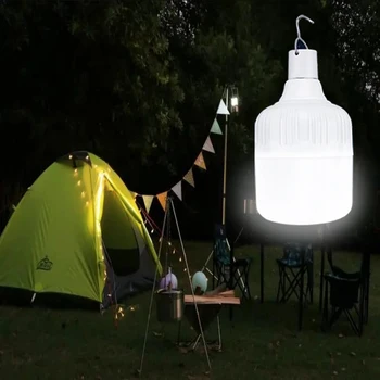 Portátil, iluminação de Emergência, com o Gancho Exterior USB Móvel Recarregável LED Lâmpadas Pesca Camping Pátio, Alpendre, Jardim Iluminação.  5