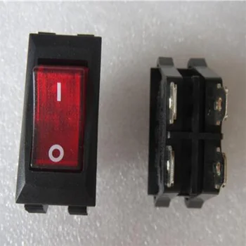 Alimentação de substituição do Interruptor de Balancim RF-1009 4-Pin 2-Engrenagem de Alimentação de Interruptor com Luz de Balancim Alternar 16A  0