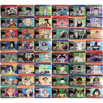 54Pcs/set Dragon Ball Flash Cartão de goku, Chichi Almoço Piccolo, Mestre Kame Personagem Galeria Clássico Anime Coleção de Cartão de Presente de Brinquedo  5