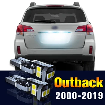 2pcs LED da Placa de Licença Lâmpada do Número de Lâmpada Para o Subaru Outback 2000-2019 2010 2011 2012 2013 2014 2015 2016 2017 Acessórios  5