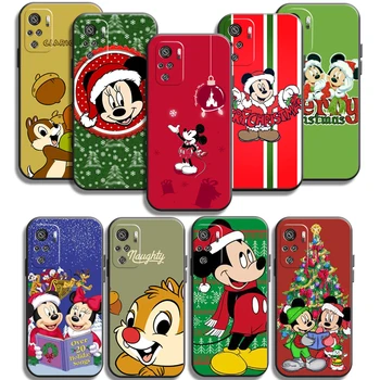 Natal Disney Casos de Telefone Para Xiaomi Redmi Nota 11T 11 Pro 4G 5G Redmi Nota 11 4G 11 5G TPU Macio da Tampa Traseira Funda Carcasa  5