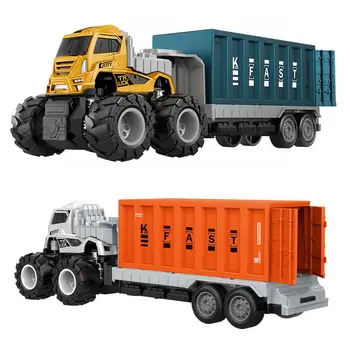 Deslizante Liga de Modelo de Caminhão Fundido Brinquedo do Carro de Recipiente de Óleo de Caminhões Tanque de Multi-cor Veículos Brinquedos de Presente de Aniversário Para Crianças  5