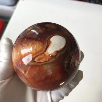 8.3 cm carnelian esfera ágata vermelha pedra pedra de bola esfera bola de cristal para fengshui  5