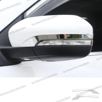prata brilhante do rearview do carro acabamentos de decoração para Changan CS55 2017 2018 2019 2020 2021 acessórios exteriores estilo chrome  10