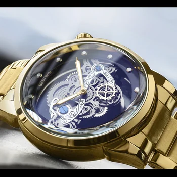 Relógio Masculino 2022 Homens De Negócios Relógios De Alto Luxo Da Marca Impermeável De Aço Inoxidável De Quartzo Do Relógio De Pulso De Moda Masculina Relógio  5