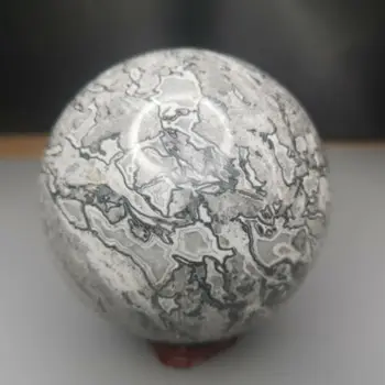 Natural de Picasso Esfera de Cristal de Quartzo polido bola de Energia de Cura  5