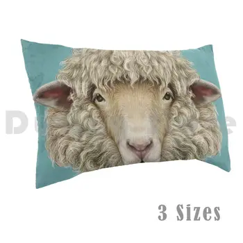 Ovelhas de Animais Engraçados Artes fronha DIY 50x75 Lã Sheeple Ram Anti Masker Plandemic Gado Tirania de Despertar  4