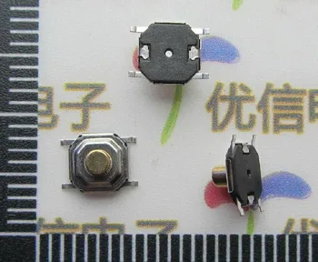 4*4*3mm MINI SMD interruptor de botão de pressão / leve toque microinterruptor do interruptor  0
