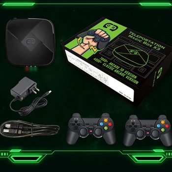 X1 Retro Consolas de jogos de Vídeo de 4K HD sem Fios/com fios 4000/10000 Clássica Família de Jogos de jogos de Console suporta Jogos 3D de Presente Para Criança  0